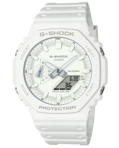 Casio G-Shock Uhr Armbanduhr analog digital weiß GA-2100-7A7ER