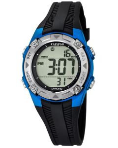 Calypso Kids Kinder Armbanduhr Digitaluhr K5685/5 schwarz blau silber