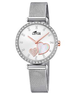 Damenuhr Lotus Armbanduhr Edelstahl silber rose 18180/2 Datum