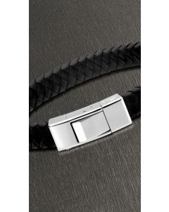 Lotus Style Herren Armband schwarz silber geflochten LS1122-2/1 21 cm