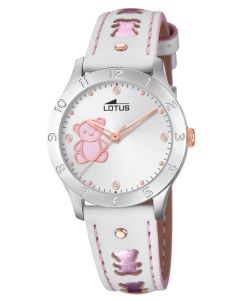 Lotus Kinderuhr Armbanduhr Bärchen 18657/B Lederband