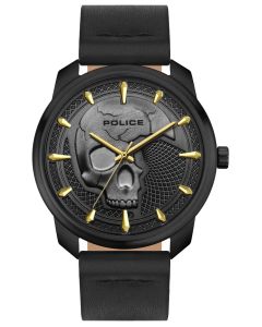 Police Armbanduhr Herrenuhr Lederarmband PL15714JSB.61