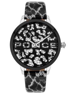 Police Damen Armbanduhr P10501BS-28MA Glamour Square Uhr