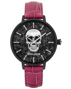 Police Damen Armbanduhr P10501BS-28MA Glamour Square Uhr