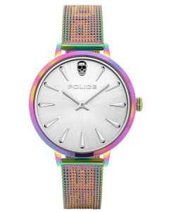 Police Damen Armbanduhr P10501BS-28MA Glamour Square Uhr