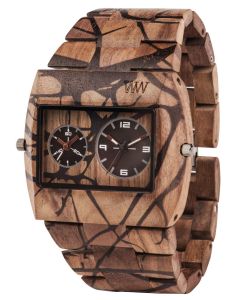 Wewood Uhr Holzuhr Alpha Army Armbanduhr WW08004 Herrenuhr