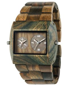 Wewood Uhr Holzuhr Alpha Army Armbanduhr WW08004 Herrenuhr