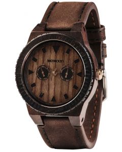 Wewood Uhr Holzuhr Alpha Army Armbanduhr WW08004 Herrenuhr